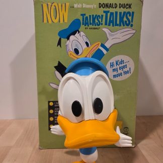Vintage 1968 Walt Disney Donald Duck Talking Toy by Hasbro Works
