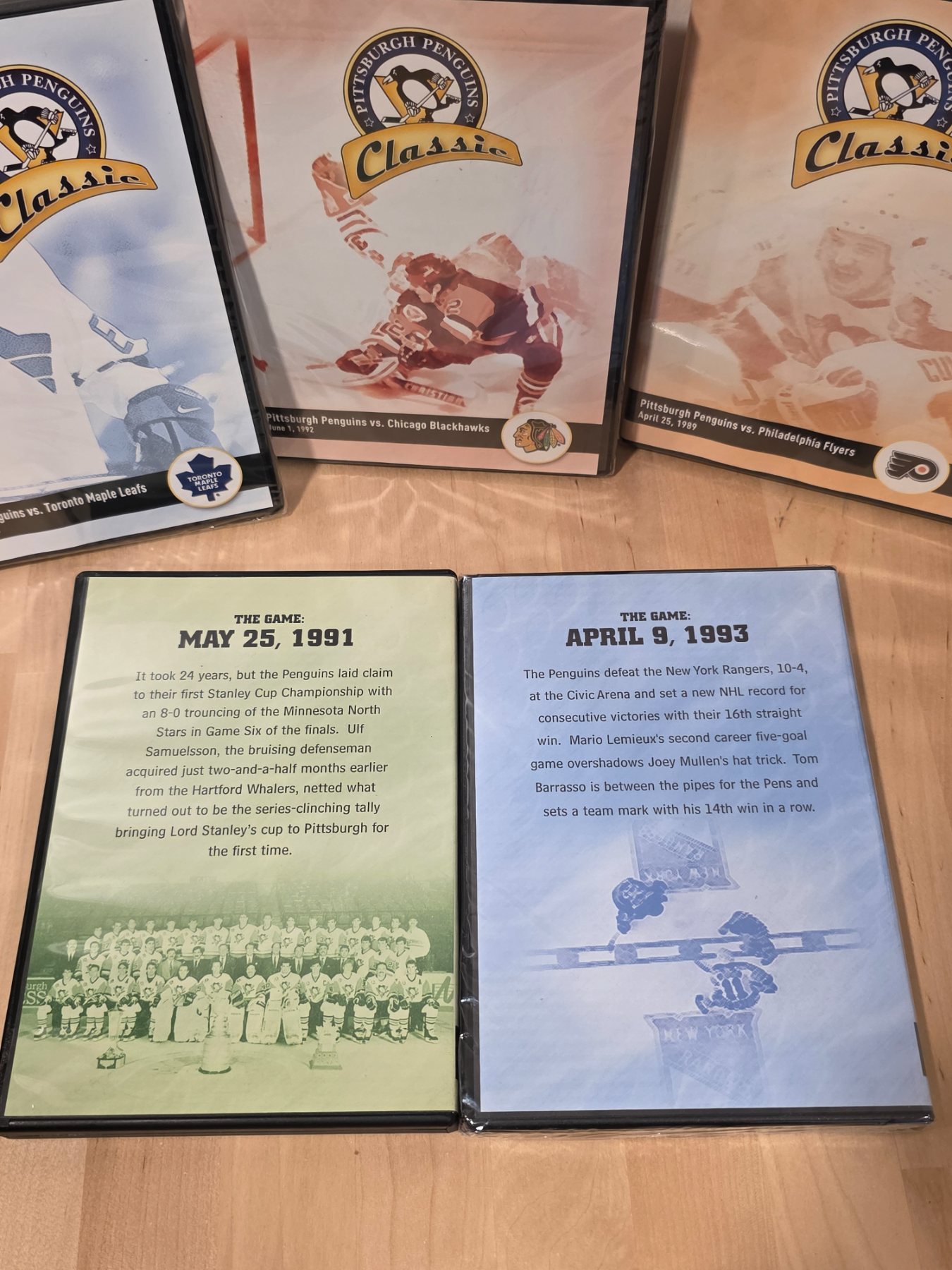Pittsburgh Penguins Classic Five Disc Series NHL Hockey DVD Set - Image 4