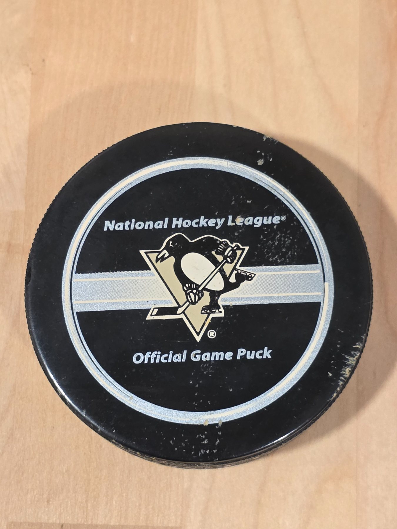 Pittsburgh Penguins NHL Official Game Hockey Puck