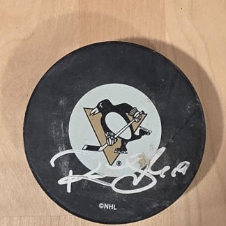 Rico Fata Signed Pittsburgh Penguins Hockey Puck NHL Autograph