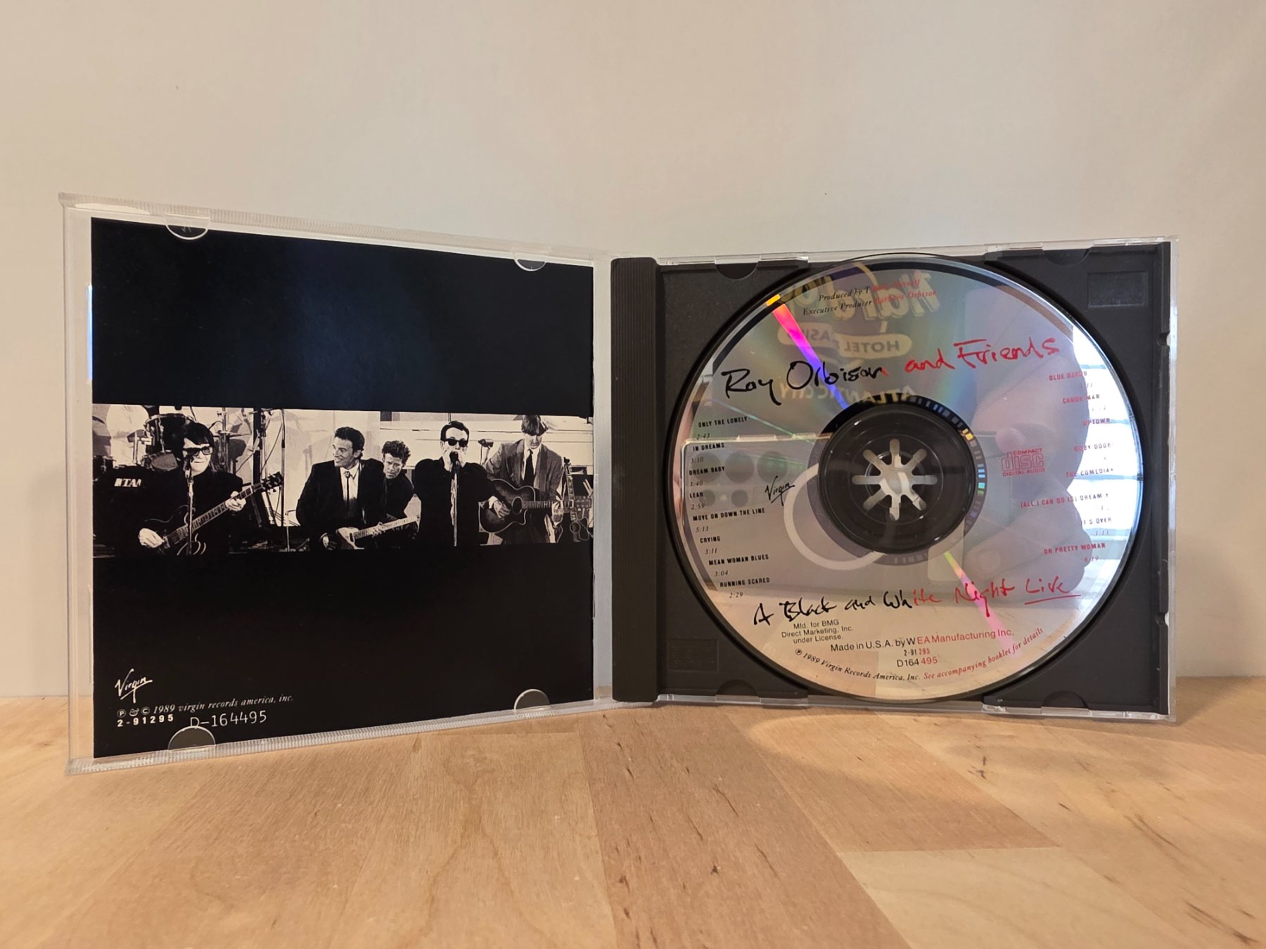Roy Orbison and Friends A Black and White Night Live CD 1989 - Image 3