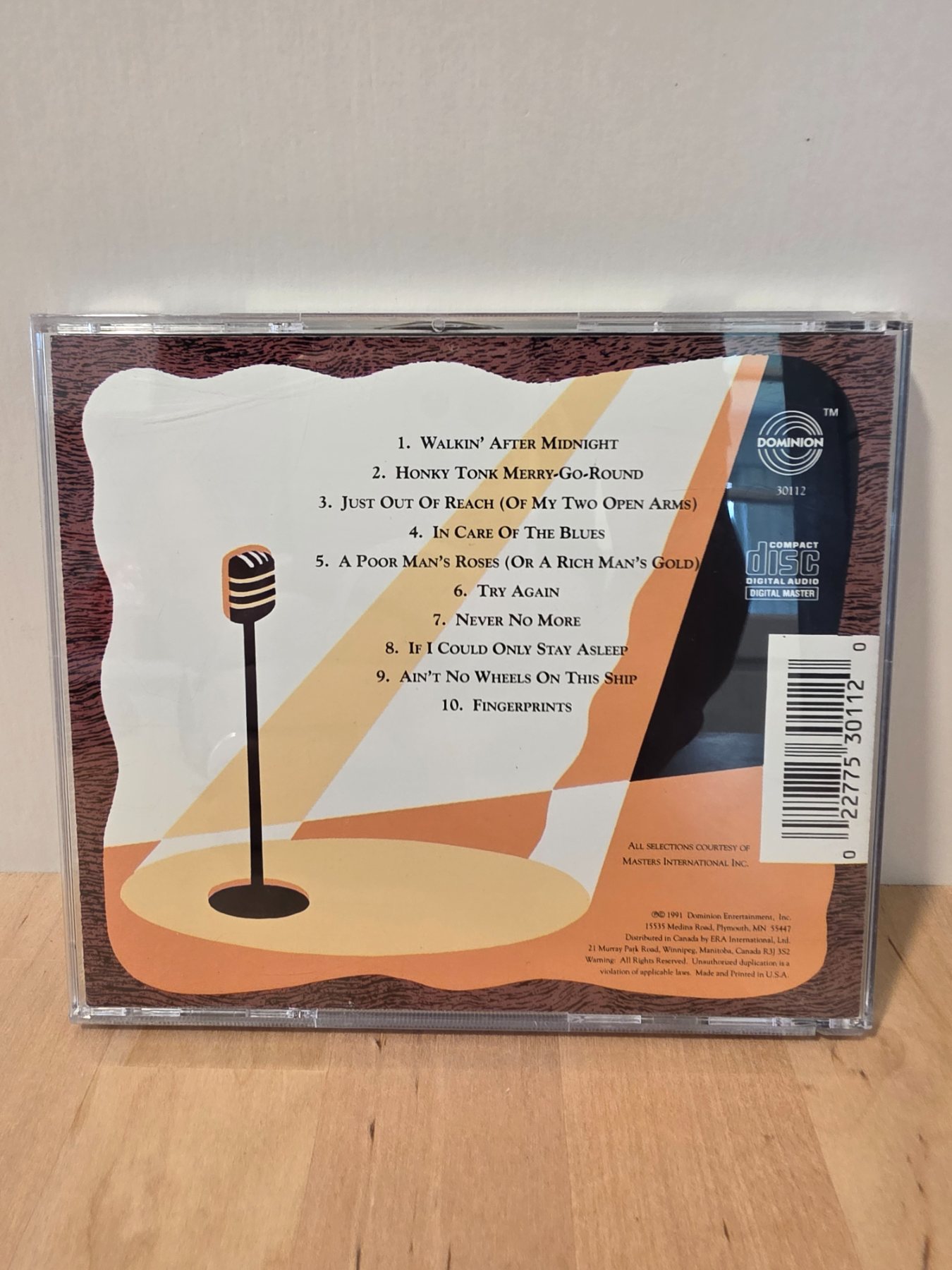 Patsy Cline Country Spotlight CD Walkin' After Midnight Hits - Image 2