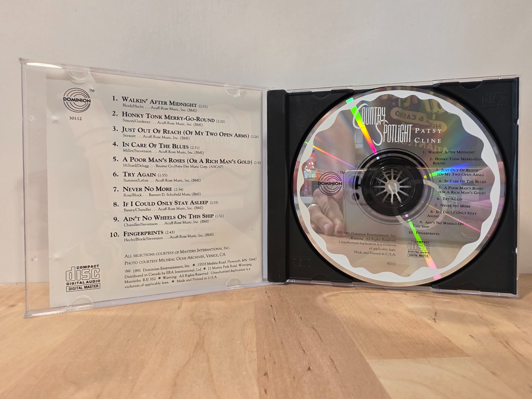 Patsy Cline Country Spotlight CD Walkin' After Midnight Hits - Image 3