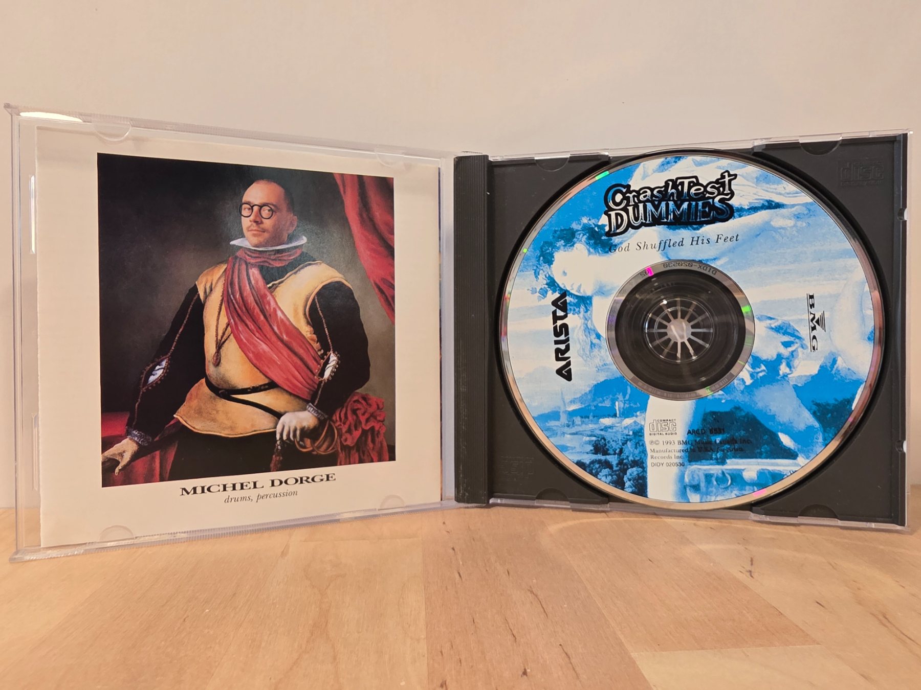 Crash Test Dummies God Shuffled His Feet CD 1993 Alternative Rock Arista - Image 3