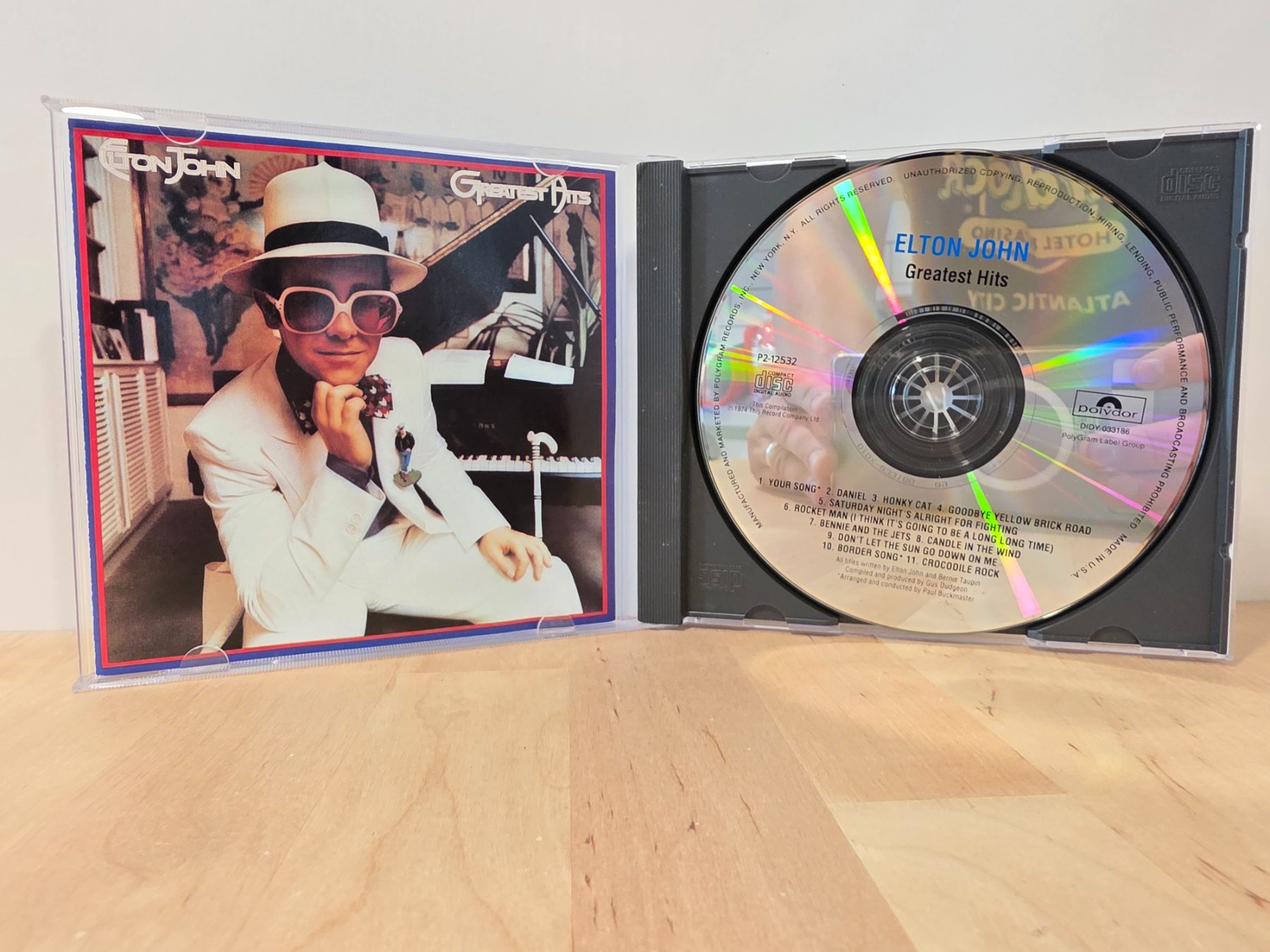 Elton John Greatest Hits CD 1974 Polydor Classic Rock Compilation - Image 3