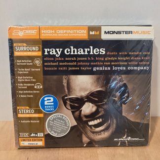 Ray Charles Genius Loves Company 2 Disc CD DVD Monster Music SuperDisc