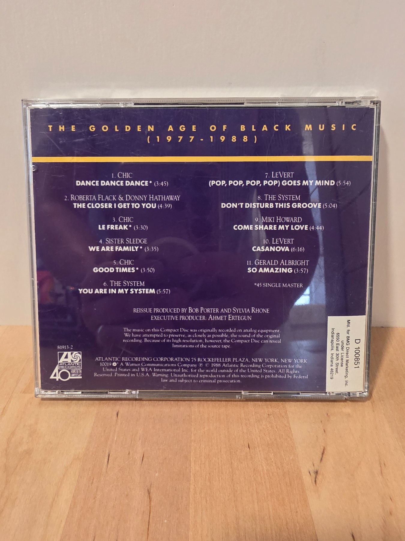 The Golden Age of Black Music (1977-1988) Various Artists CD - Image 2