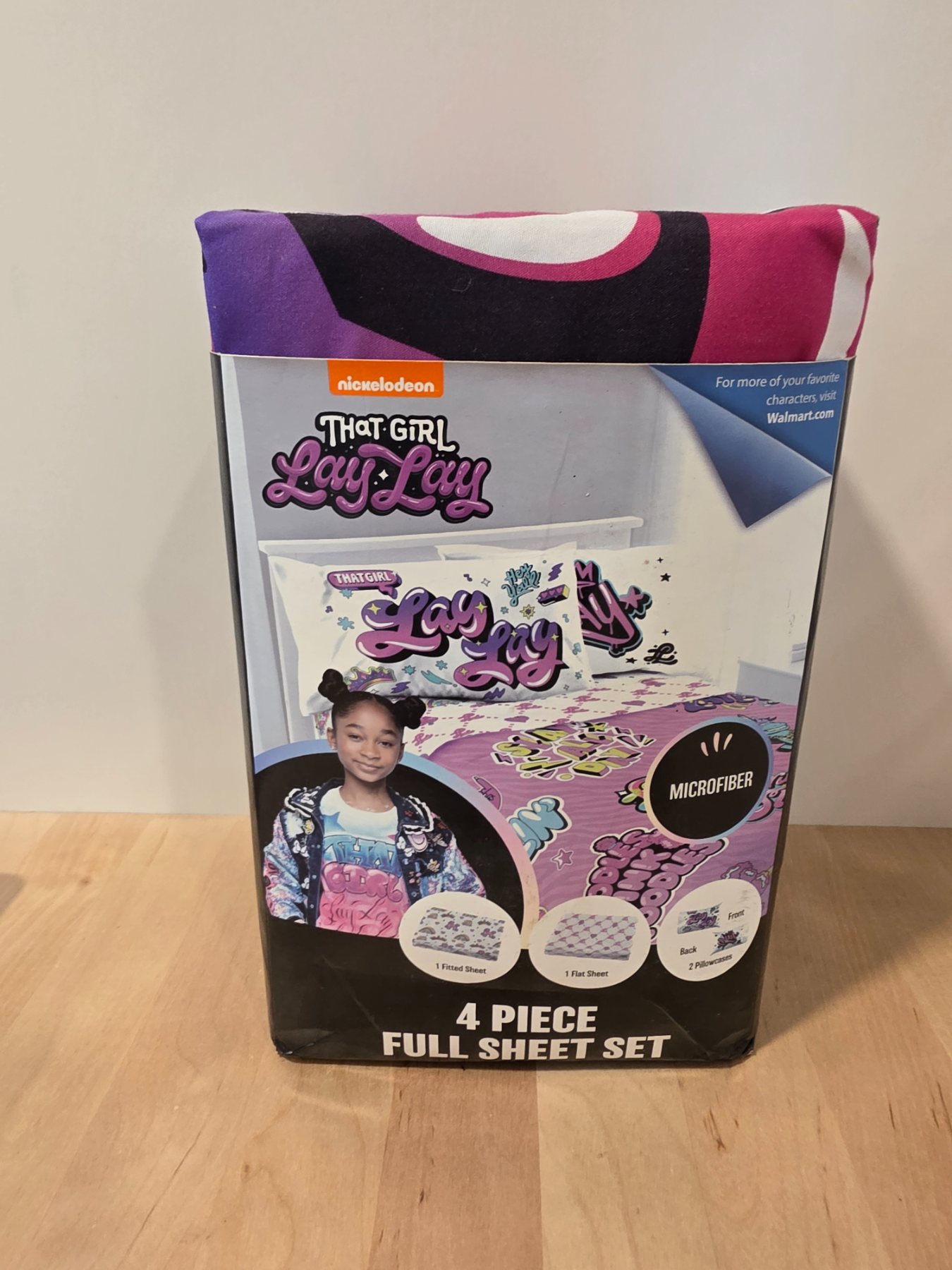 That Girl Lay Lay 4 Piece Full Sheet Set Microfiber Full Size