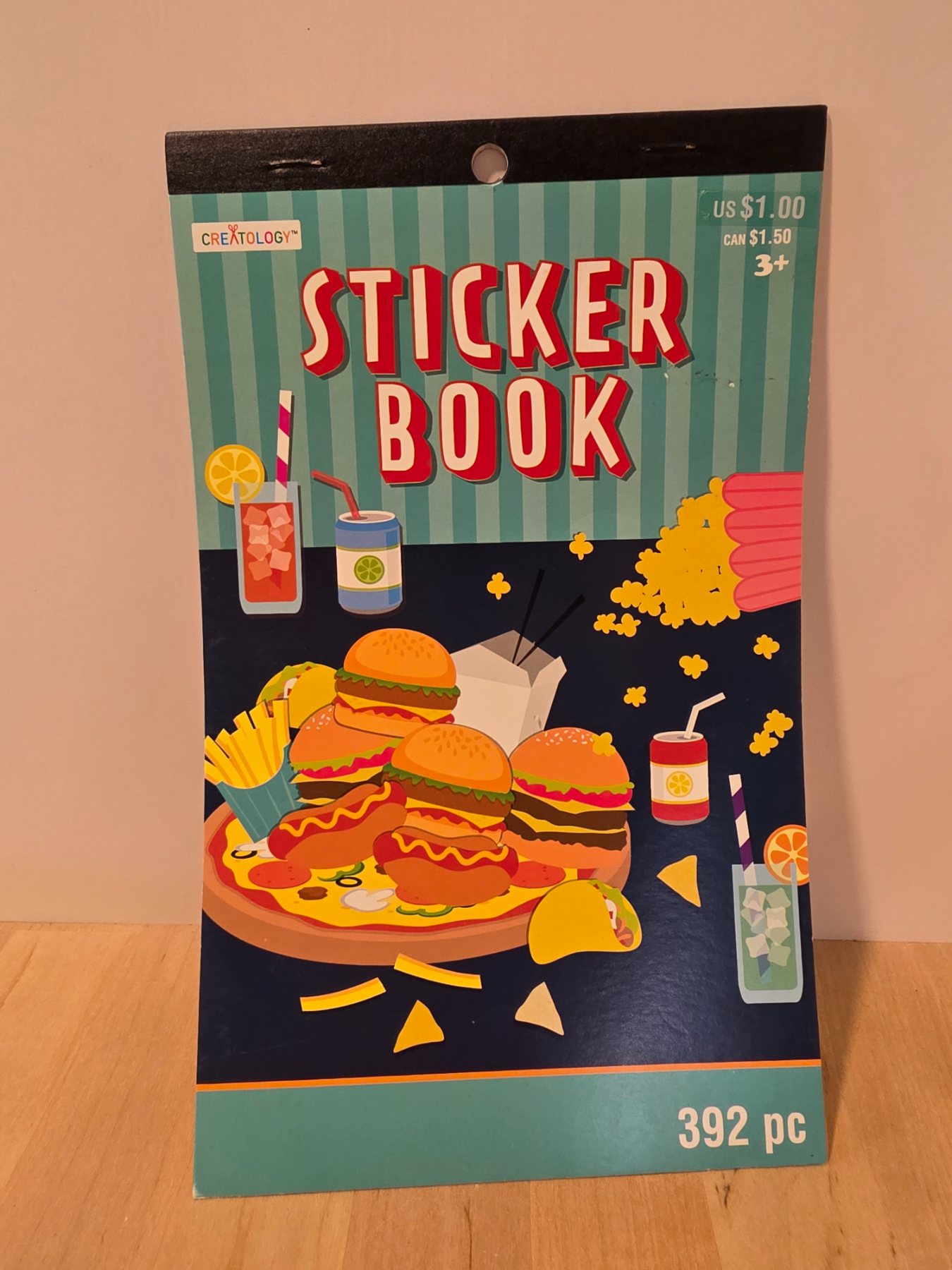 Creatology Sticker Book 392 Pieces Food Theme NEW