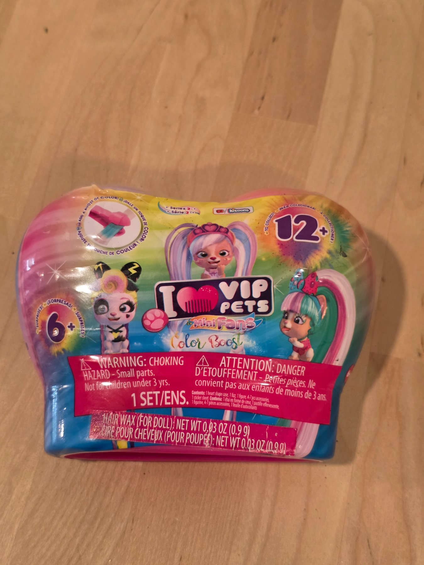 I Love VIP Pets Mini Fans Color Boost Series 2 Surprise Hair Reveal Doll