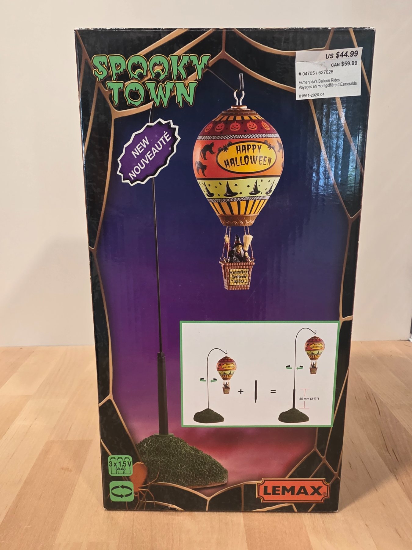 Lemax Spooky Town Esmeralda's Balloon Rides Halloween Decor #04705