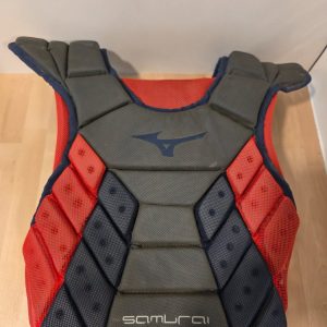 Mizuno Samurai Women's Catchers Chest Protector 14" Navy Red Adult