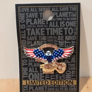 Hard Rock Atlantic City Veterans Day Eagle Guitar Limited Edition Pin