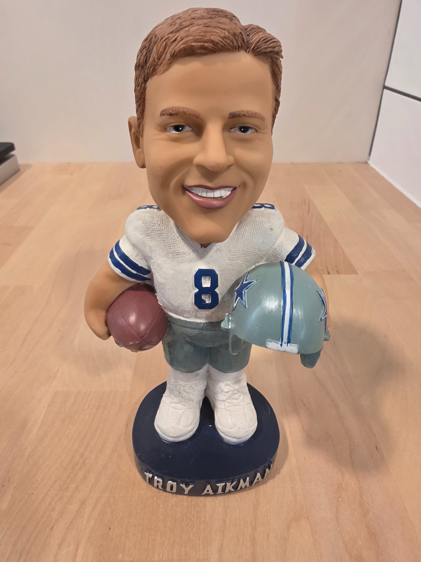 Troy Aikman Dallas Cowboys Bobblehead NFL Vintage Bobble Dobbles