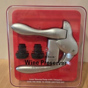 Rabbit Wine Preserver Lever Vacuum Pump with 2 Stoppers