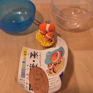 Osaka Kaiyukan Za Kaiyukan Clownfish Figure Strap Gashapon Capsule Toy