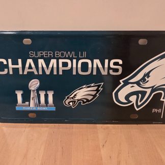 Philadelphia Eagles Super Bowl LII Champions License Plate