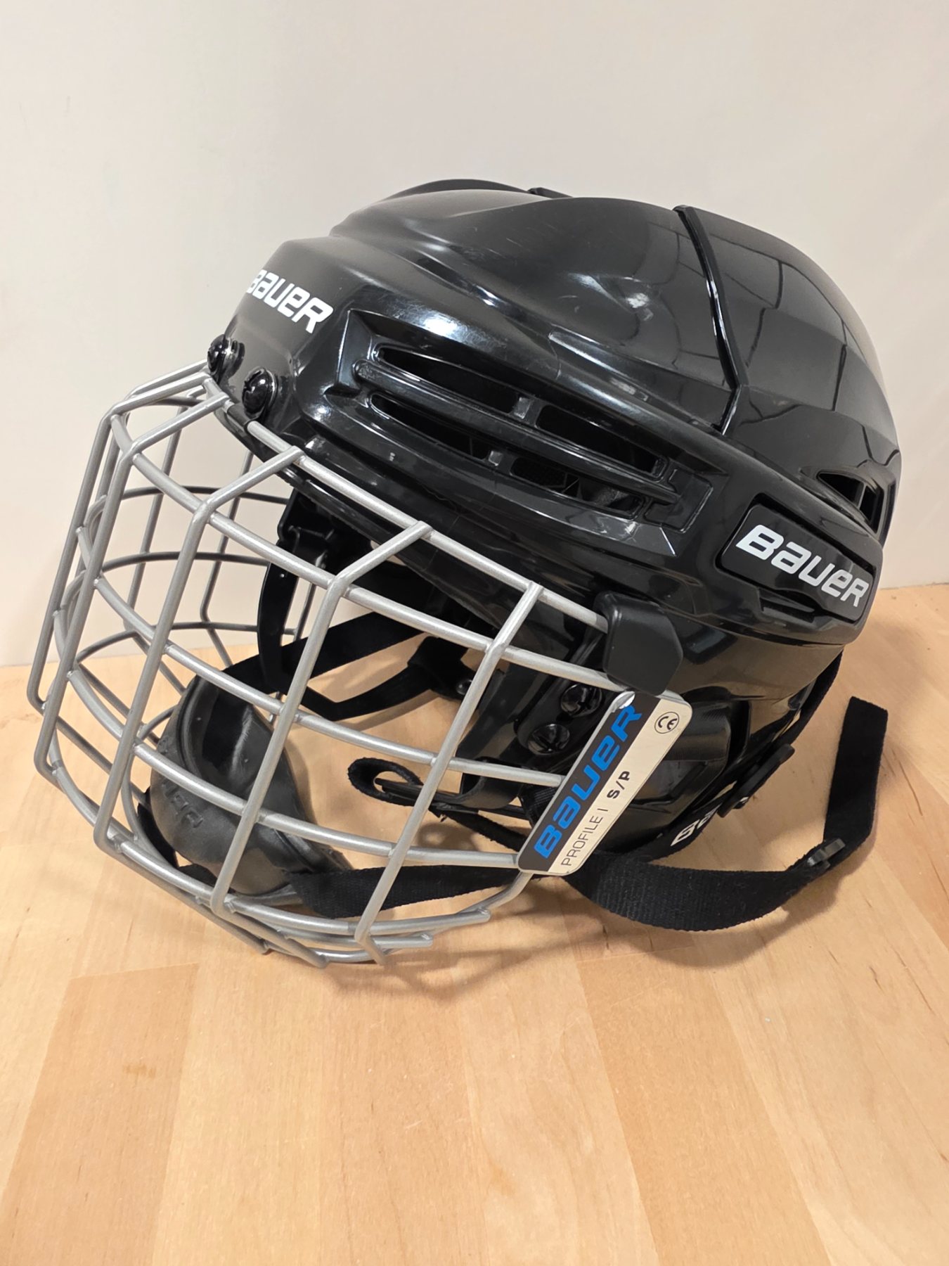 Bauer IMS 5.0 Ice Hockey Helmet Black Small/P Combo Cage