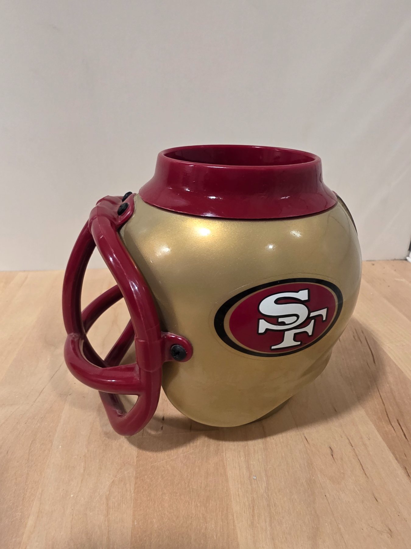 San Francisco 49ers NFL Football Helmet Mug Cup Vintage Team Logo - Image 2