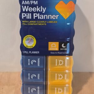CVS Health AM/PM Weekly Pill Planner 14 Large Compartments