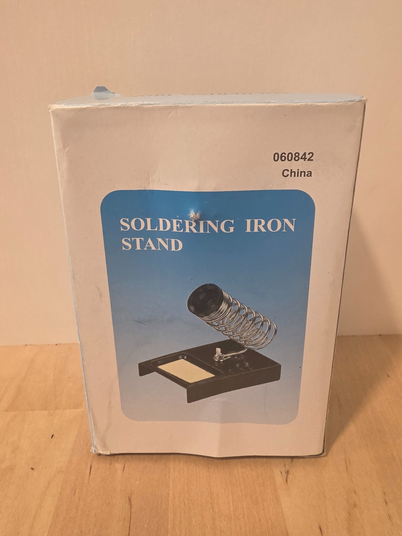 Soldering Iron Stand Holder with Cleaning Sponge Tray Model 060842