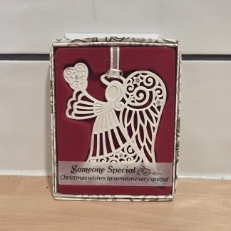 H&H Swarovski Crystal Keepsakes Angel Christmas Ornament Someone Special