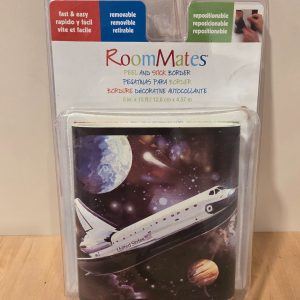 RoomMates Space Shuttle Peel & Stick Wall Border 5 in x 15 ft RMK1002BCS