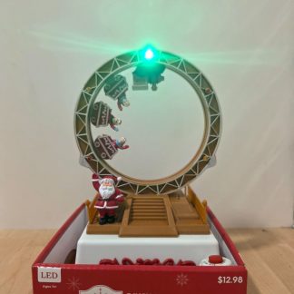 Holiday Time 7 Inch Animated Village Dive Coaster LED Christmas Decoration