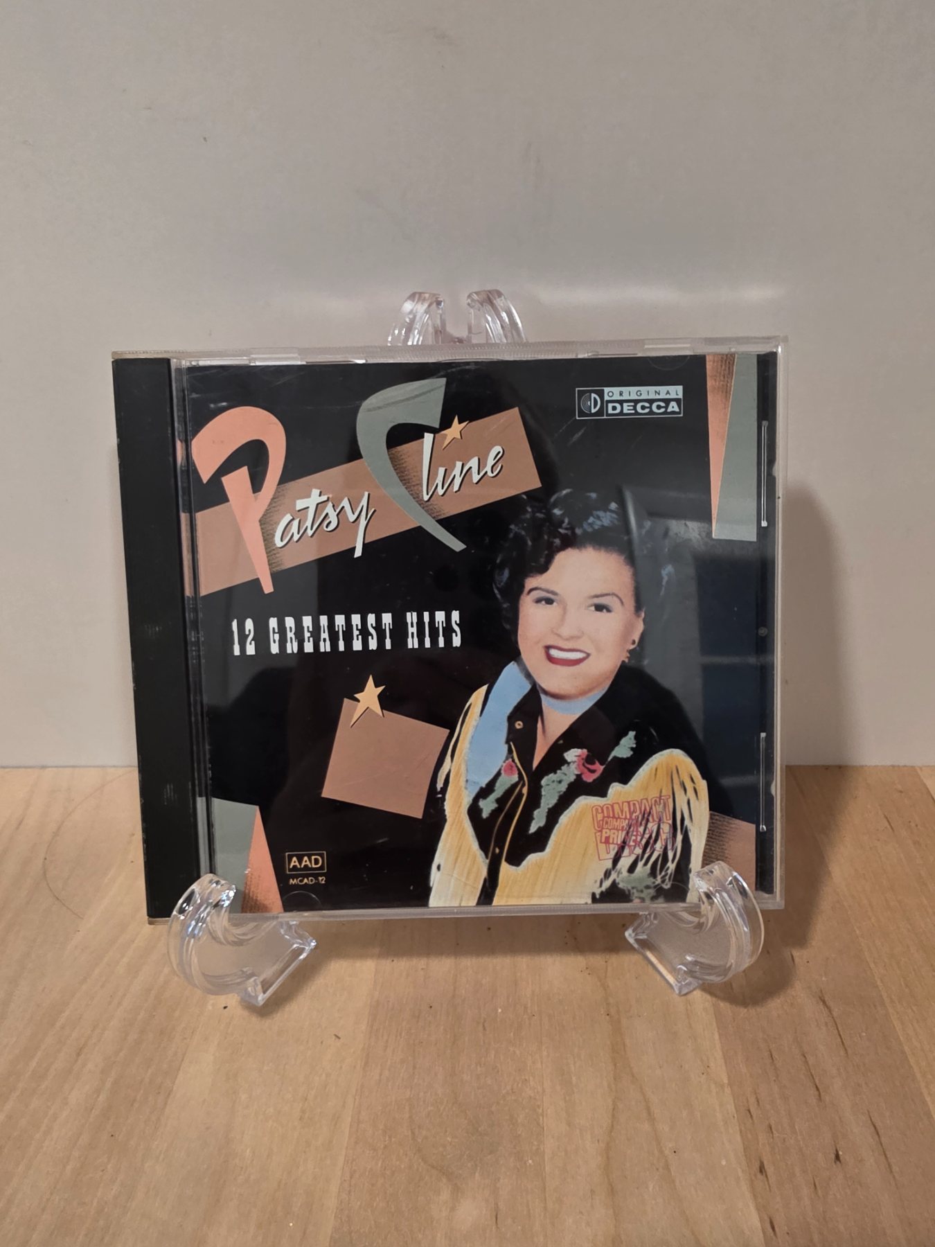 Patsy Cline 12 Greatest Hits CD 1988 MCA MCAD-12