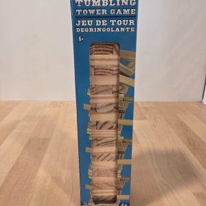 Tumbling Tower Game 72 Blocks Wooden Stacking Game 2-4 Players Age 6+