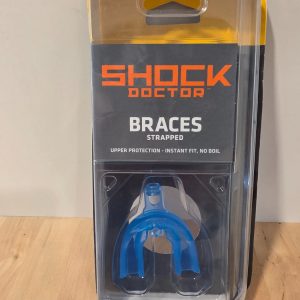 Shock Doctor Braces Strapped Youth 11- Blue Upper Mouthguard 4101Y