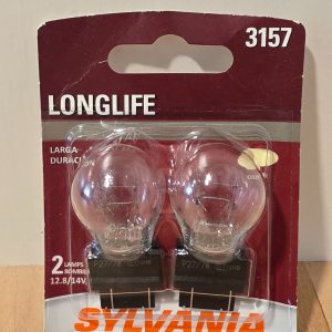 SYLVANIA 3157 Long Life Automotive Mini Bulbs 2 Pack 3157LL.BP2