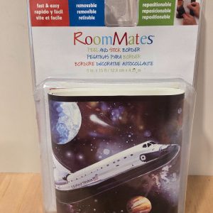 RoomMates Space Shuttle Peel & Stick Wall Border 5 in x 15 ft RMK1002BCS