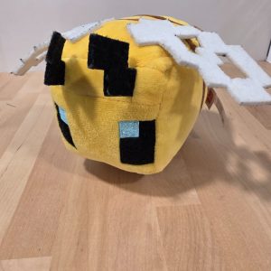 Minecraft Mojang Studios Bee Plush Stuffed Animal Yellow Brown