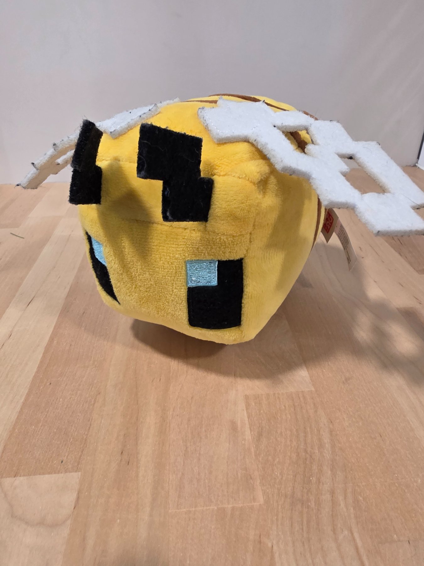 Minecraft Mojang Studios Bee Plush Stuffed Animal Yellow Brown