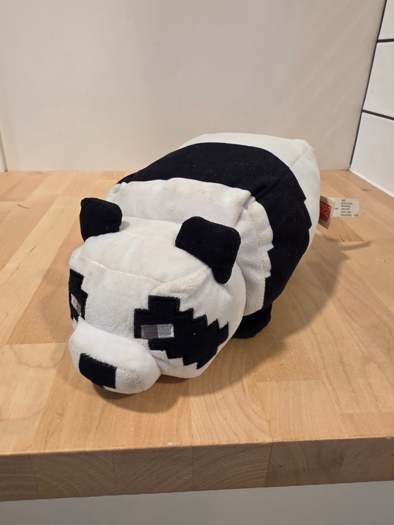 Minecraft Panda Plush Stuffed Animal Mojang Studios Black White