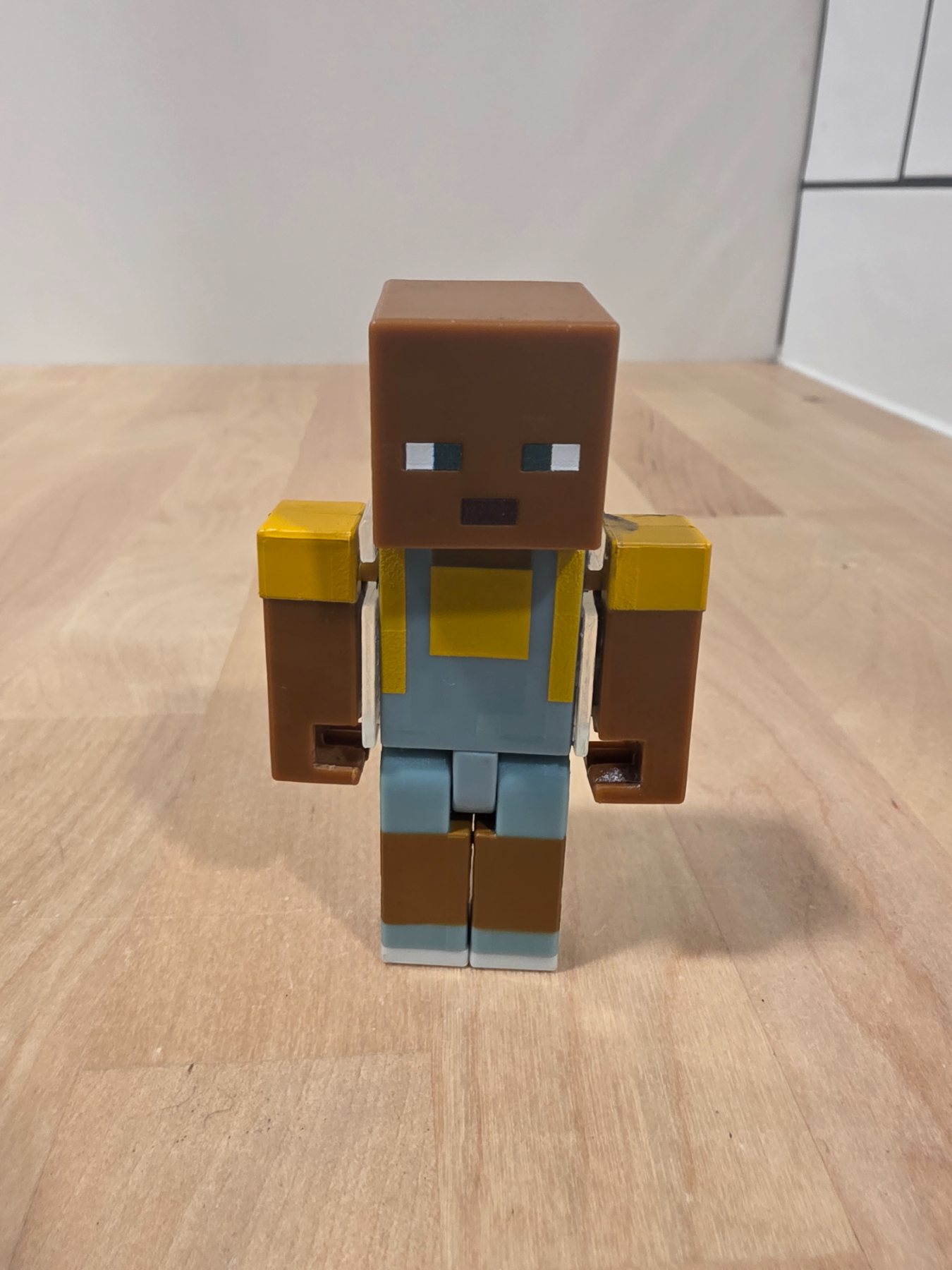 Minecraft Steve Gold Armor Poseable Action Figure