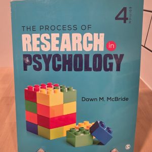 The Process of Research in Psychology 4th Edition Dawn M. McBride Paperback