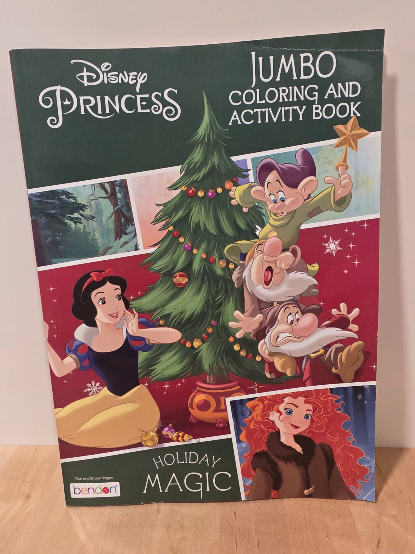 Disney Princess Holiday Magic Jumbo Coloring & Activity Book Bendon 2019