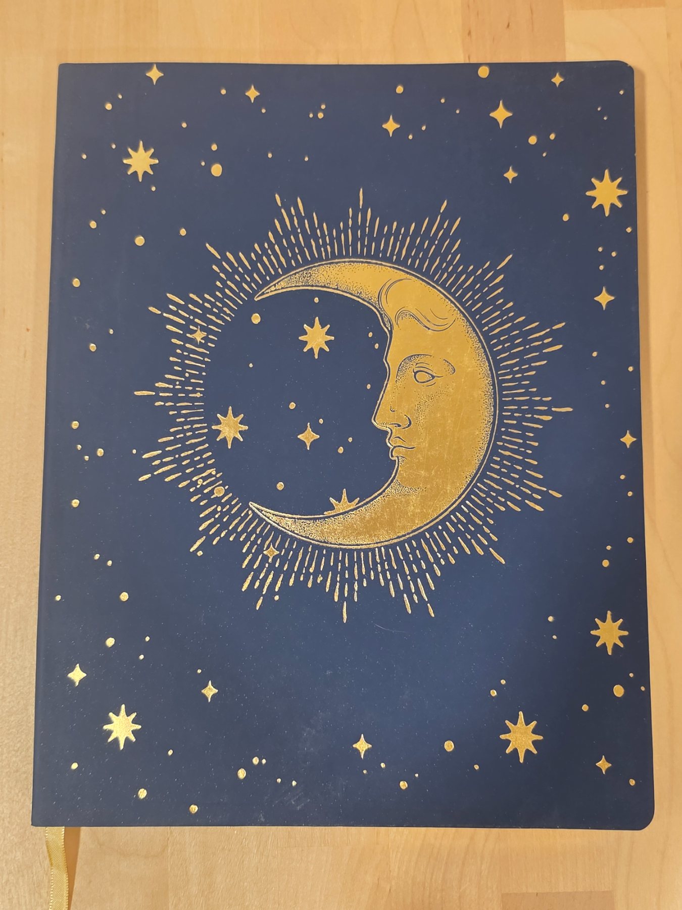 Pen+Gear Gilded Moon & Stars Lined Journal 8.5 x 11 96 Sheets