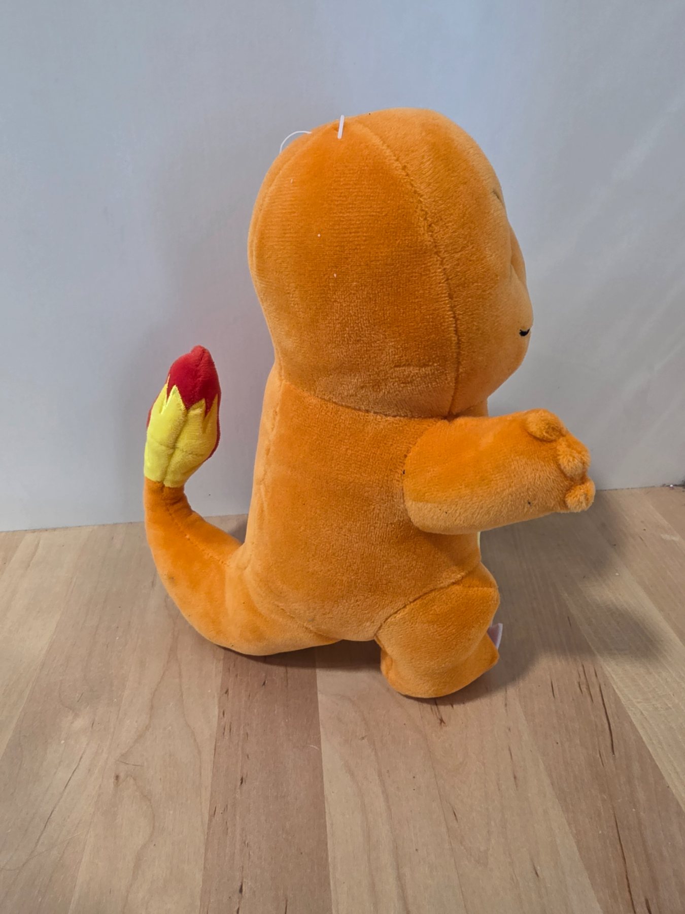 Jazwares Pokemon Charmander 8 in Plush Eyes Closed With Tags PKW2695 - Image 4