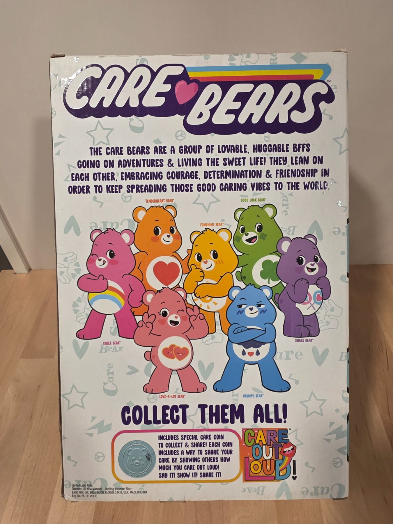 Care Bears Wish Bear Plush with Special Care Coin Walmart Exclusive - Image 3