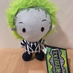 Toy Factory Beetlejuice Chibi Plush Doll Green Hair Striped Suit