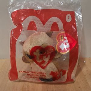2021 McDonald's Ty Teenie Beanie Boos #7 Sammy Great Horned Owl