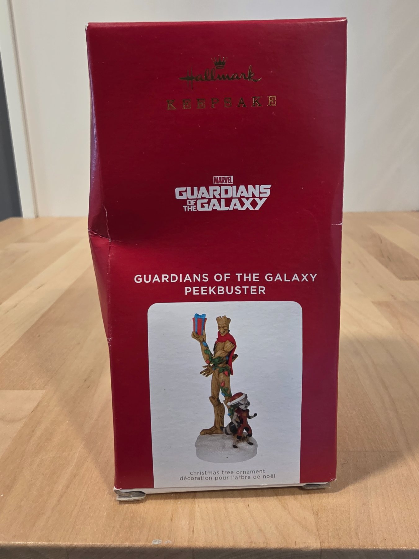 2021 Hallmark Keepsake Marvel Guardians of the Galaxy Peekbuster Ornament