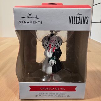 Hallmark Disney Villains Cruella De Vil Christmas Tree Ornament 2021