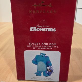 2021 Hallmark Keepsake Sulley and Boo Monsters Inc 20th Anniversary Ornament