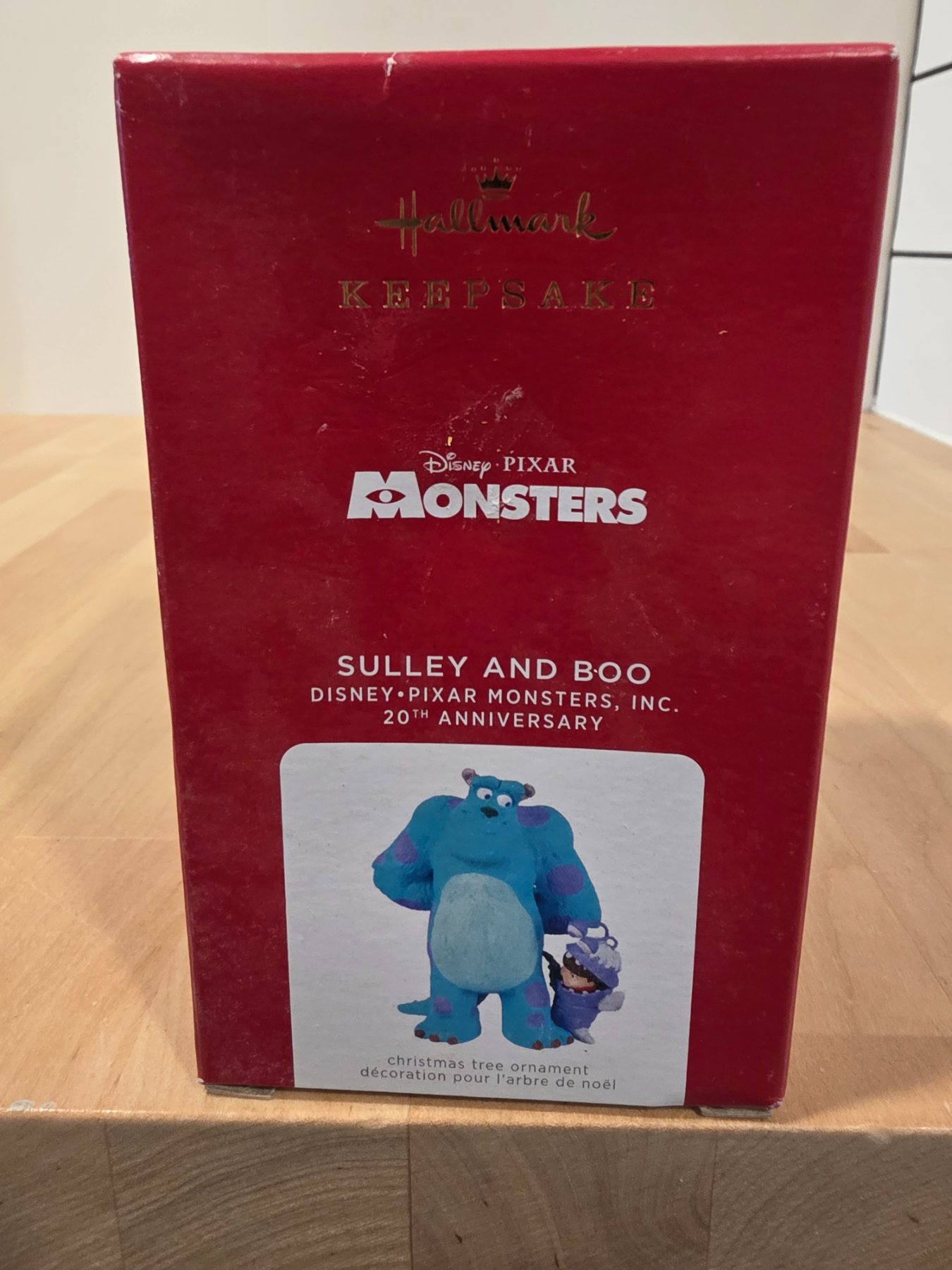 2021 Hallmark Keepsake Sulley and Boo Monsters Inc 20th Anniversary Ornament