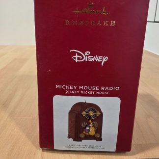 Hallmark Keepsake 2021 Disney Mickey Mouse Radio Magic Light Sound Ornament