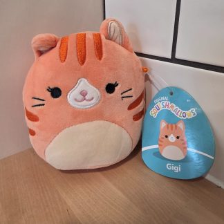 Squishmallows Gigi Orange Tabby Cat 5in Plush Kellytoy 2023